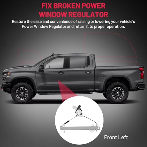 Image of BDFHYK 751-340 Power Window Regulator with Motor Front Left Compatible with Subaru Forester 2011-2013