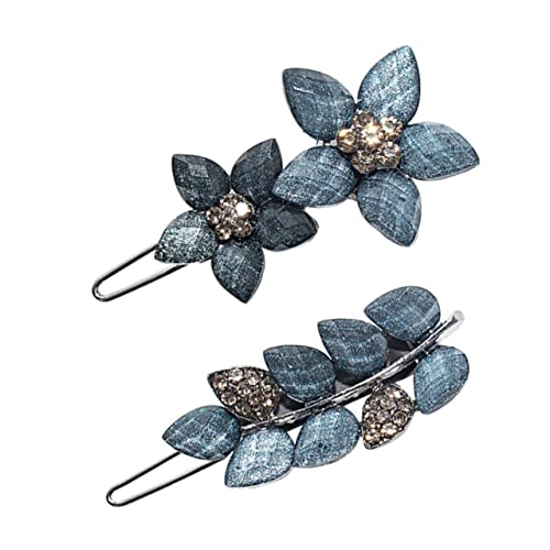 SHERCHPRY 2Piezas Clip Rhinestones De Barrettes Retro Para Peinados De Mujer Accesorios De Moda