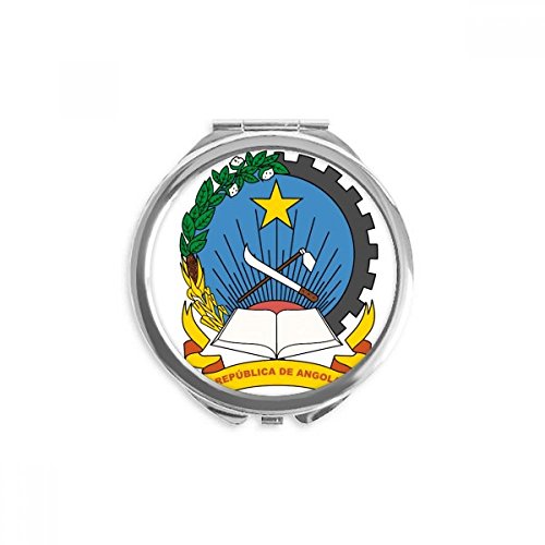 Espejo de bolsillo de Luanda Angola con diseño redondo y cubierta resistente