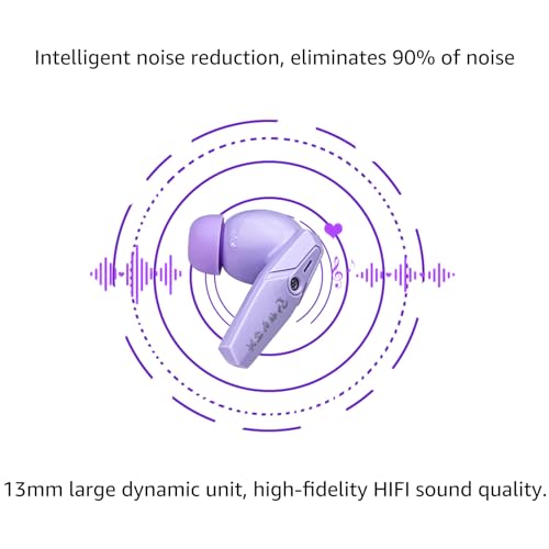 Kader Genshin Impact Earphone Beelzebul Custom Wireless Bluetooth 5.3 Headphone Intelligent Noise Cancellation HIFI Earbuds for Women Men Fans (Beelzebul Headphone) - Image 3