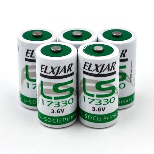 Coonyard pack de 5 baterías 3.6V 2200mAh LS17330 miniatura 1