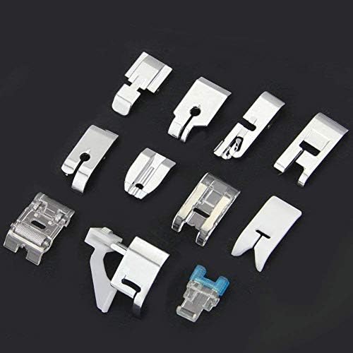 JTDEAL 11Pcs Presser Feet, Sewing Machine Presser Foot Set Walking Foot Kit Presser Foot Feet Sewing Machine Spare Parts for Brother Singer Babylock Janome Toyota Low Shank Sewing Machines Use