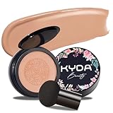 Mushroom Head Air Cushion BB Cream, Lasting Concealer Foundation for Older Women,Moisturizing Nude CC Cream Makeup, Even Skin Tone Makeup Base Primer-Medium Beige