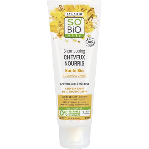 SO'BiO ÉTIC - Champu nutritivo con karite 250 ml, coco