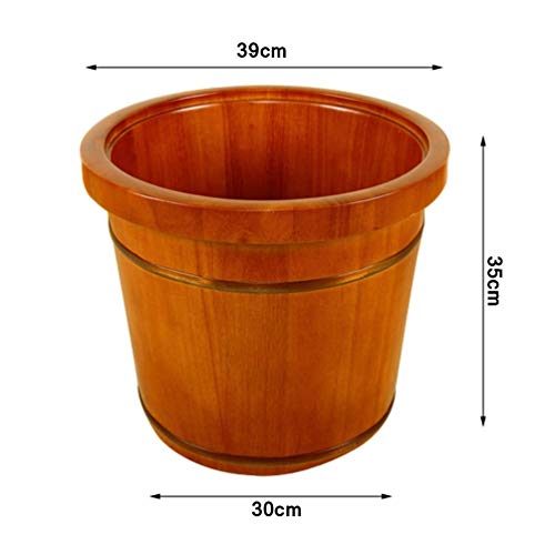 Masajeador de spa para pies de madera maciza grande miniatura 3