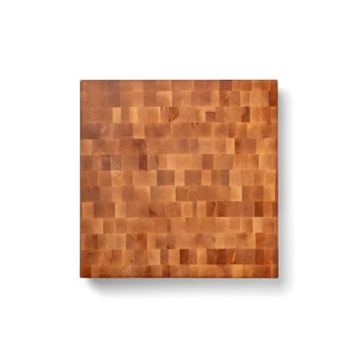 Boos Blocks Ccb183-S Pannträ Klassisk Hackblock/Skärpblock/Skärbräda, Lönnträ, 45.72 x 45.72 x 7.62 cm