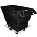 Rubbermaid 1013BLA Structural Foam Tilt Truck Rectangular 1000 lb. Cap. Black