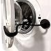 Spedtees Front Load Washer Door Prop, Magnetic Flexible Washer and Dryer Door Support Keep Washer Drying Door Open to Keep Dry (Black, Round)
