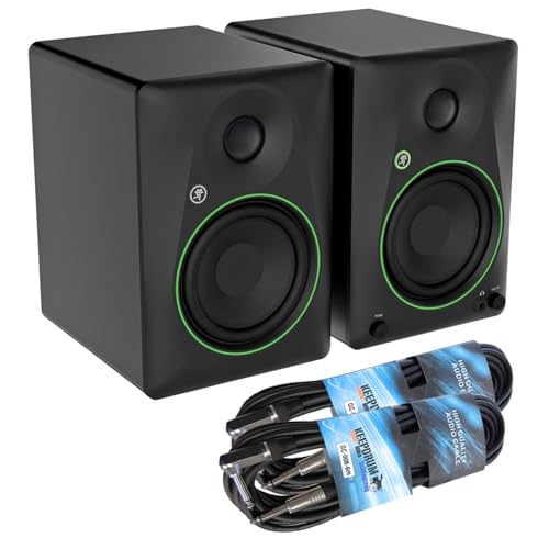 Mackie CR3.5BT Moniteur de studio actif 2 voies haut-parleur Bluetooth avec 2 câbles jack Keepdrum