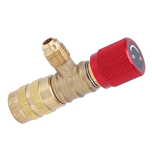 Válvula de carga refrigerante de latón para R22 R410 R134A miniatura 7