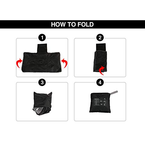 Domaker 75L Duffle Bag,Extra Large Duffle Bag,Water Repellency Travel Foldable Duffle Bag for Men Women Adults,Black