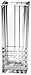Bormioli Rocco Duemila Square Flower Vase, 9-Inch
