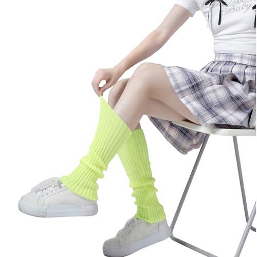 Image of HeyToo Leg Warmers for Women Women's Leg Warmers Fashion Knit Leg Warmers Women's Solid Rib Knit Leg Warmers