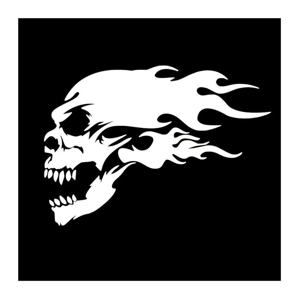 Skull Vinyl Decals Waterproof Resistant Stickers for Cars Trucks Helmets Laptops