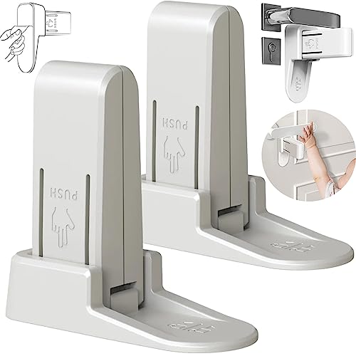 Sicurezza Bambini: Serratura A Leva Per Porte Con Adesivo 3M (1 Pezzo) – Blocco Maniglie, Facile Installazione Senza Fori, Tecnologia Brevettata - 5