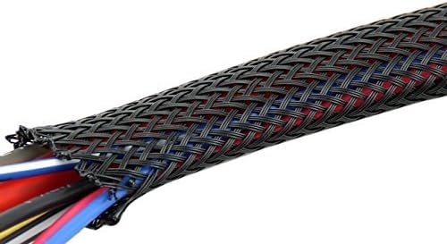 Xscorpion ET12.1BK 100-Foot Spool of 1/2-Inch Black Expandable Sleeving Tube