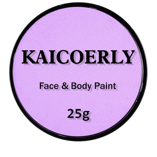 Purple Water Based Face Body Paint Stick Waterproof Cream Light Blue Body Painting for Adults Teens Non-toxic Full-coverage Face Painting Halloween Corpse Bride SFX Cosplay Carnival