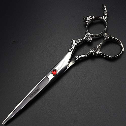 Ciseaux de coiffure 6 pouces argent pour coupe de cheveux et ciseaux à effiler - 3