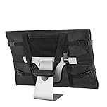 Trunab Monitor Carry Case Compatible with iMac 21.5" Desktop Computer/24’’ iMac /24’’ Monitors, Protective Monitor Dust Cover for iMac Screen and Accessories, Black - Patented Design
