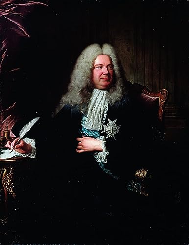 Tableaux graffiti art mural portrait de Charles-Gaspard Dodun 60x90cm