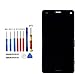Upplus Pantalla LCD de repuesto compatible con Sony Xperia Z3 Compact Mini,D5803,D5833 Recambio Reparación Pantalla LCD Touch Screen Digitizer Assembly Glass con marco con kit de herramientas (negro)