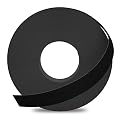GSCIT Club Black Edge Banding, 3/4 inch x 50ft Melamine Edge Banding with Hot Melt Adhesive Pre-glued Edge Banding Flexible Edging for Plywood Cabinet Furniture