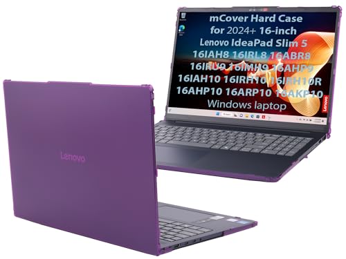 Carcasa morada mCover Lenovo IdeaPad Slim 5 16AHP10 para llevar a la universidad