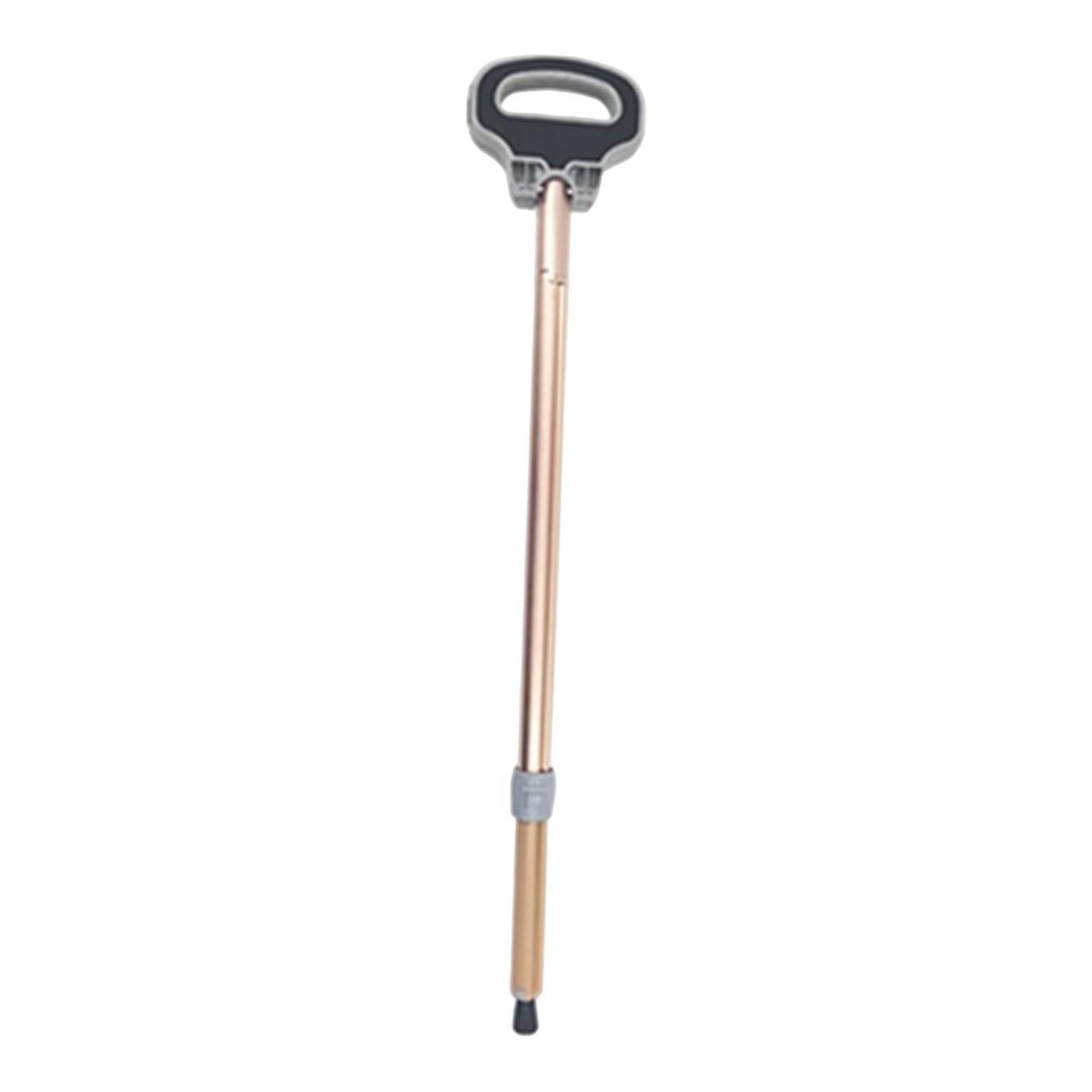 LOOM TREE® Multifunctional Trekking Poles Portable Folding Cane Anti Skid for Travel Aureate | Outdoor Sports | Camping & Hiking | Hiking Gear | Walking & Trekking Sticks-image-22