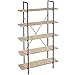 tectake 800900 Scaffale Glasgow industrial, Cinque ripiani con belle venature, Montaggio semplice e rapido (Chiaro)