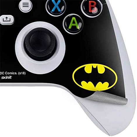 Skinit Decal Gaming Skin Compatible with Xbox Series S Controller - Officially Licensed DC Comics Batman Movie 1989 Logo Design