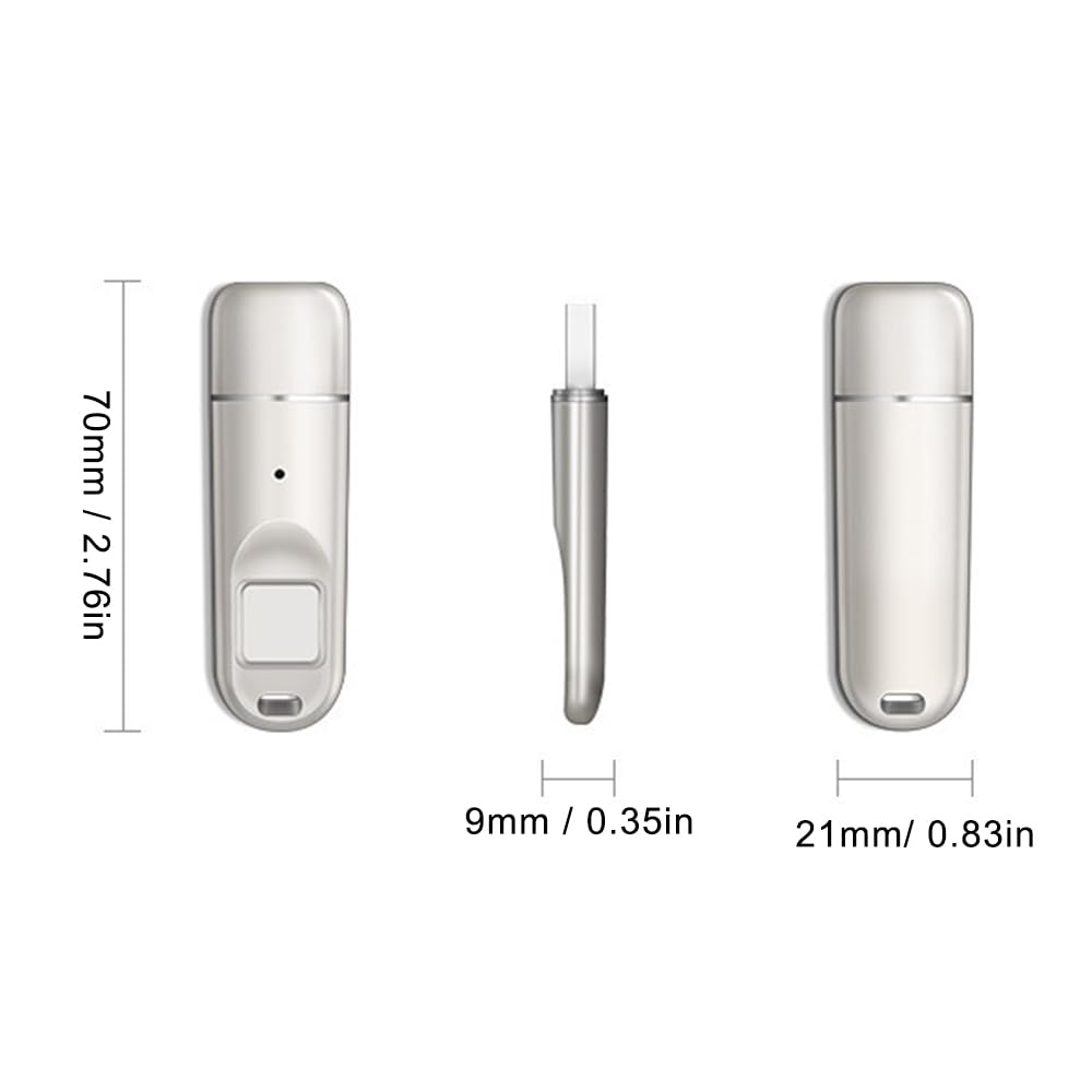 Unità flash USB crittografata con sicurezza per impronte digitali Chiavetta USB 3.0 da 8-256 GB Trasferimento dati ad alta velocità Zone di crittografia personalizzabili Chiavetta USB