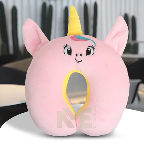 Image of Cotton New Born Baby Soft Neck Supporting Pillow for Head Shaping Baby (0-12 Month), Infant Pillow Printed, Baby Sleeping, Gift for Babies Panda Design