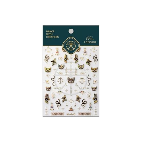 Image of Black Gold Nail Art Stickers Snake Nail Decals Self Adhesive 5D Embossed Nail Sticker for Nail Art India Design Manicure Supplies for Women Girls Nail Decorations Accessories