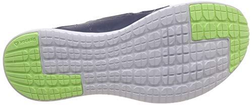 Image of Reebok Men Slip On Lp Coll Navy /Flat Grey /Elect Running Shoes-8 UK /India (42 EU)(9 US) (CN8360)