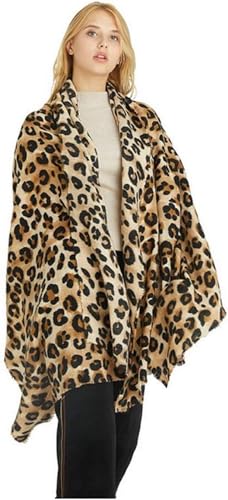 AIBEARTY Women's Leopard Print Scarf Pashmina Shawls and Wraps Fashion Winter Warm Long Large Blanket Scarves
