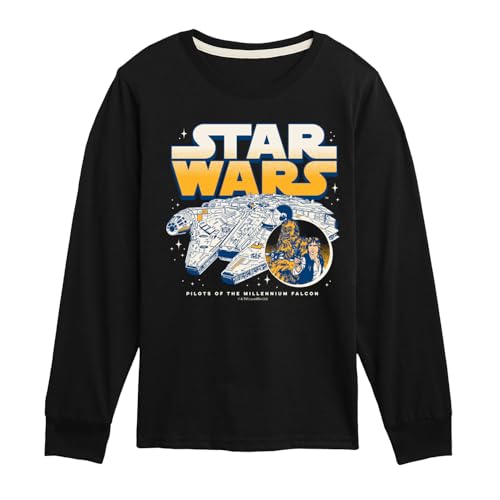 STAR WARS - Han Chewy Millennium Falcon - Toddler and Youth Long Sleeve Tee