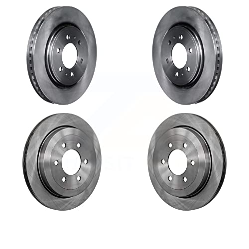 Front Rear Disc Brake Rotors Kit For 2007-2017 Ford Expedition Lincoln Navigator K8-101128