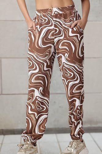Image of POPWINGS Casual Printed Joggers for Women || Stylish Western Women Joggers for Summer || Pull-On Women Joggers Pants || Women Joggers for Summer