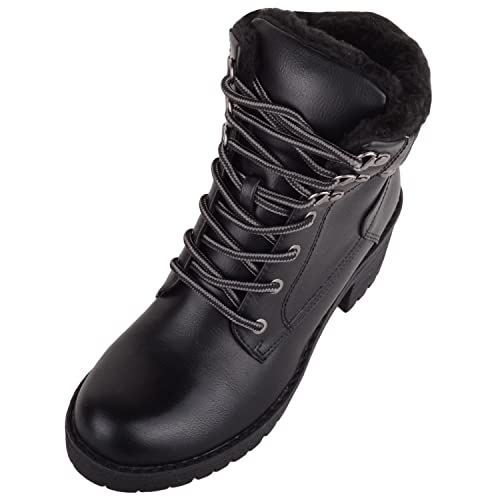 Bottines à talons Absolute Footwear femme chaussures fourrées confortables