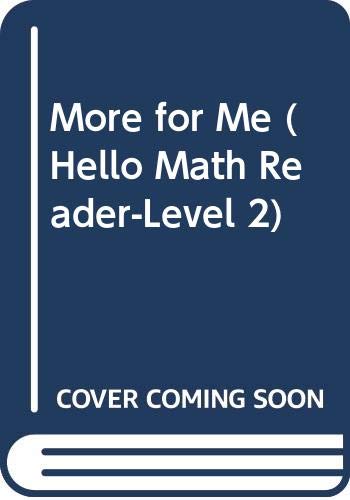 Buy More for Me (Hello Math Reader-Level 2) Book Online at Low Prices ...