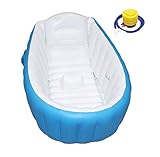 ★ Fácil de usar: fácil de desinflar, esta bañera sería la mejor solución para odiar la bañera. Conveniente tapón de drenaje en la parte inferior de la bañera inflable para facilitar la liberación de agua.