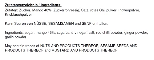 TRULY INDIAN Mango Chutney Original – Fruchtig-aromatische Fruchtpaste als Dip oder Fertigsauce für schnelle Gerichte – Indisch kochen mit natürlichen Zutaten – 230 g (Packung mit 2)