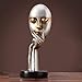 Produktbild LWZY Home kreative abstrakte skulptur,Denker Meditation Statue, Vintage basteln Dekoration Office Wohnzimmer-jugendstil -B 17x17x35cm(7x7x14inch)