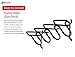 Hornady Square-Lok 4-Gun Rack. 95793 - PVC Coated Steel Racks Snap in Easily & Hold Firmly to Maximize Storage for Gun Accessories, Rifles, & Handguns - Quick Access Modular Pistol Rack for Gun Safes