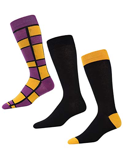 MeMoi Colorvron Cotton Blend Crew Sock 3 Pack4