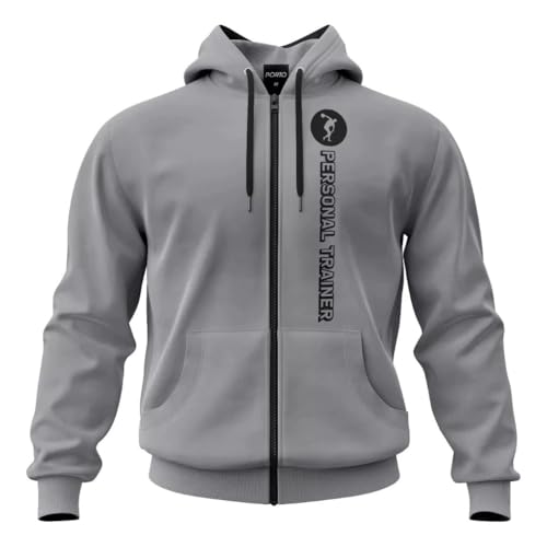 パーソナル　personal blusa moletom de frio com ziper Personal Trainer (BR, Alfa, P