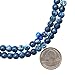 Marble Blue Plastic Tasbih with Allah Muhammad Beads - 7mm Muslim Prayer Beads Rosary