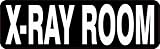 StickerTalk X-Ray Room Vinyl Sticker, 10 inches by 3 inches