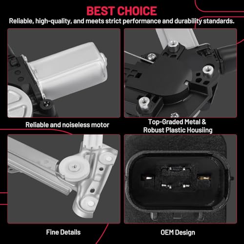 Image of BDFHYK 72250TL0003 Power Window Regulator with Motor Front Left Compatible with Acura TSX 2009-2014