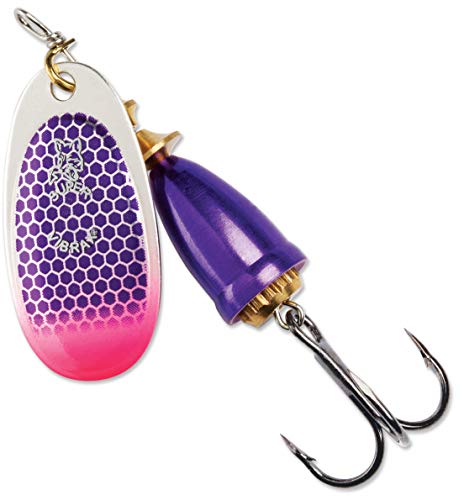 Blue Fox Classic Vibrax 04 Tackle, Purple Scale Pink Tip UV, 3/8 (60-40-317IC)
